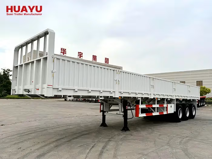 3 Axles 60ton Side Wall Semi Trailer
