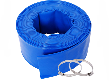 Layflat discharge hose — 3"